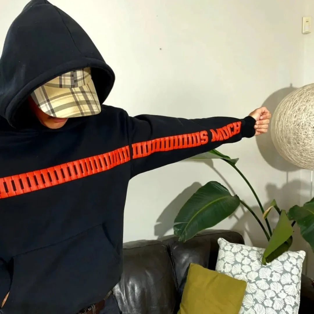 I Love You This Much™ Oversized Black Hoodie

- Unisex Streetwear